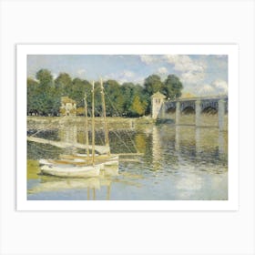 The Argenteuil Bridge (1874), Claude Monet Art Print
