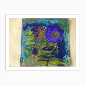 Abstract Flower Painting Art Print