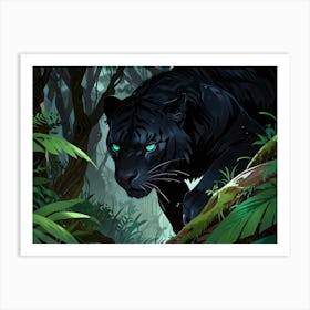 Black Panther Art Print