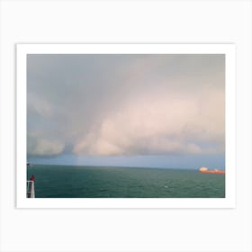 Storm Clouds Over The Sea Art Print