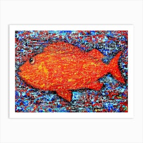 Red Fish Art Print