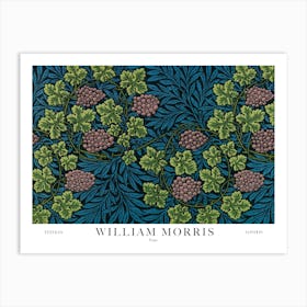 William Morris Prints Vine Landscape Botanical Vintage Art Print