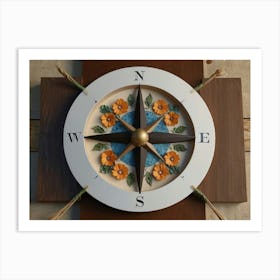 Compass 4 Art Print