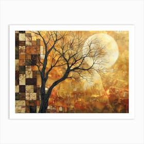 Tree In The Sky 6 Art Print