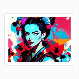 Geisha 111 Art Print