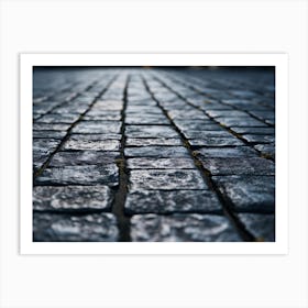 Cobblestone Road Art Print