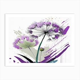 Allium 10 Art Print