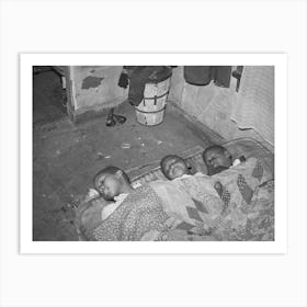 Untitled Photo, Possibly Related To Children Asleep, Southside Of Chicago, Illinois By Russell Lee Art Print