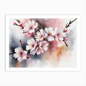 Beautiful Sakura Art Print