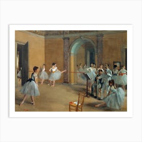 The Dance Foyer, Edgar Degas Art Print