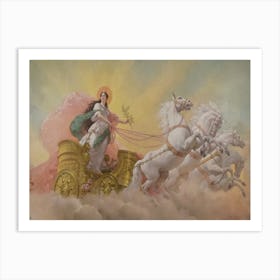 Jesus In Chariot Art Print