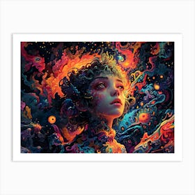 Psychedelic Painting Art Print