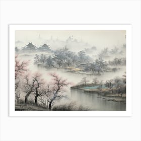 Chinese Landscape Painting 20 Art Print