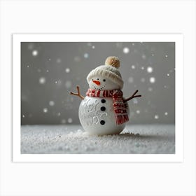 Snowman Art Print