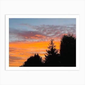 Sunset Stock Videos & Royalty-Free Footage Art Print