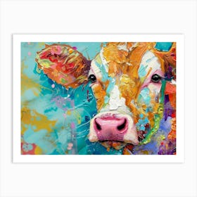 Cow Painting 8 Art Print