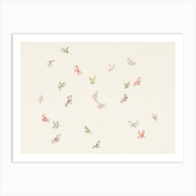 Butterfly Print, Kamisaka Sekka (2) Art Print