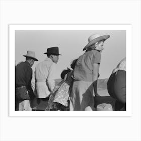 Spectators At Bean Day Rodeo, Wagon Mound, New Mexico By Russell Lee 1 Art Print