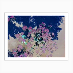 Lotus Blue Art Print