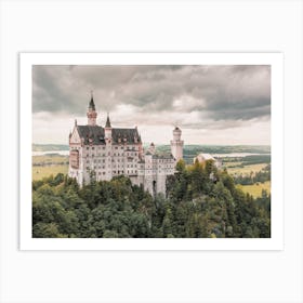 Castle Atop A Hill Art Print