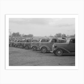 Untitled Photo, Possibly Related To Trucks Loaded With Mattresses, San Angelo, Texas, These Mattress Factori Art Print