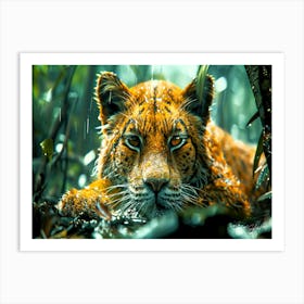 Wild Cat Species - Wild Cat Eyes Art Print