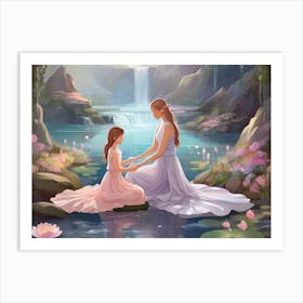 Meditating On Peace Love And Harmony Art Print