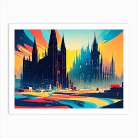 City In The Sky 9 Art Print