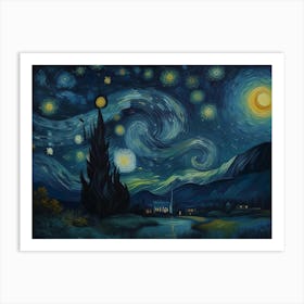 Starry Night Art Print