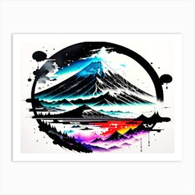 Mt Fuji Art Print