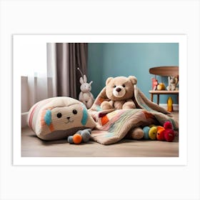 Teddy Bears 2 Art Print