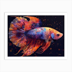 Siamese Catfish 13 Art Print