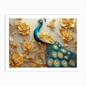 Peacock 14 Art Print