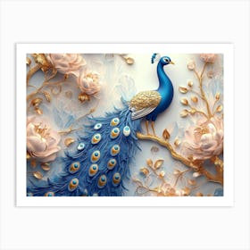 Peacock 33 Art Print