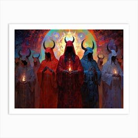 Demons In Robes Art Print