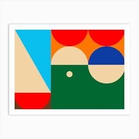 Geometric Summer 03 Art Print