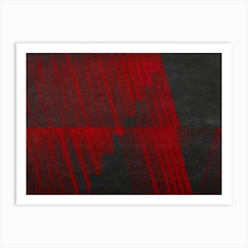 Rojo Y Gris 3 Art Print