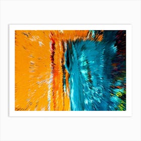 Acrylic Extruded Painting 461 Art Print
