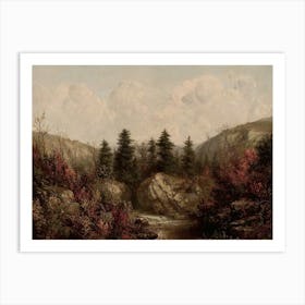 Stream In The Mountains 4 Art Print