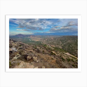 White Rock Overlook Park, New Mexico 1 - Horizontal Art Print