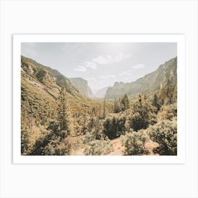 Yosemite Valley View Art Print