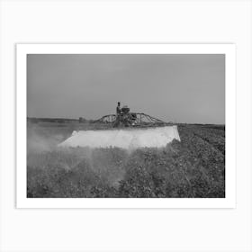 Untitled Photo, Possibly Related To Spraying Pea Vines To Get Rid Of Lice, Sun Prairie, Wisconsin By Russell Lee Art Print