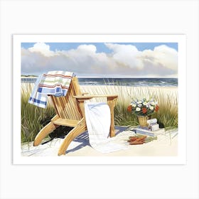 Adirondack Chair Art Print