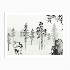 Hokusai Chinese Painting 1 Art Print