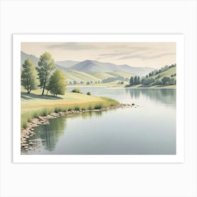 Landscape Painting 1 Poster