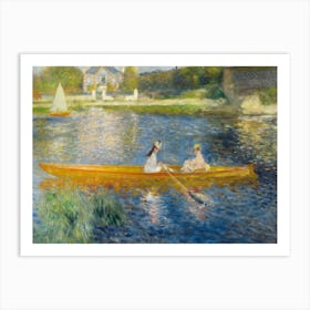 The Skiff, Pierre-Auguste Renoir Art Print