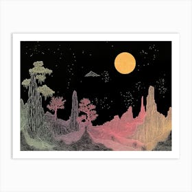 Moonscape 2 Art Print