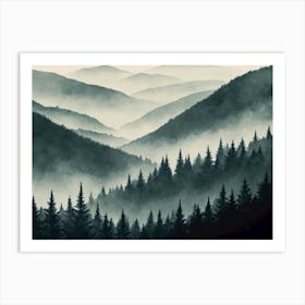 Forest Of Phantoms Art Print