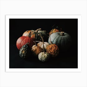 Moody Pumpkin Art Print