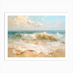 Coastal Impression Dynamic Waves 3 Art Print